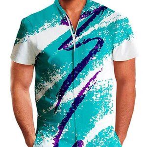 90's DIXIE PAPER CUP MALE ROMPER / Large / Brand new with tags